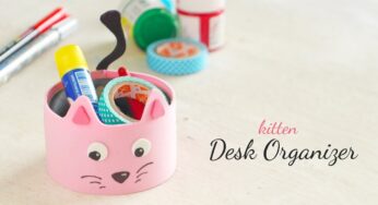 DIY Kitten Desk Organizer | Back To School | Desk Decor