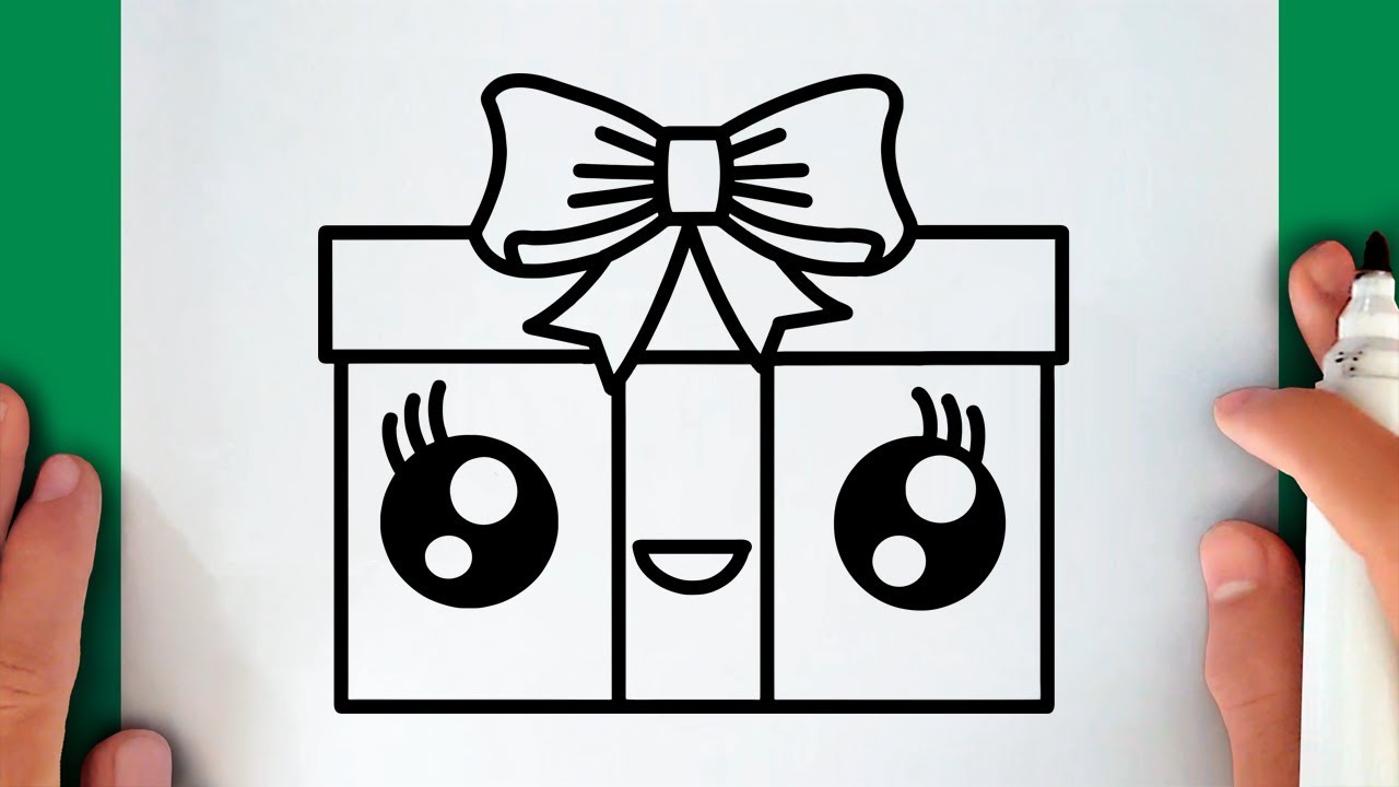 HOW TO DRAW A CUTE PRESENT 