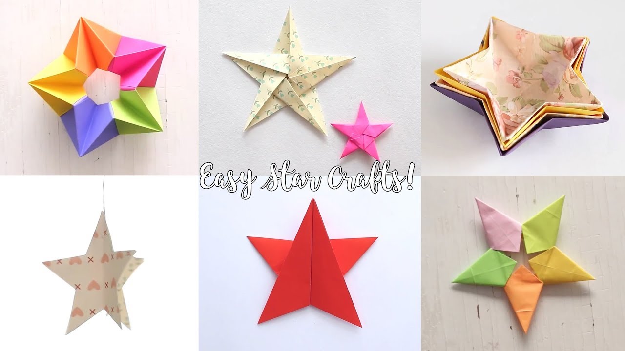 DIY Easy Star Crafts | Origami Star | Paper Folding Craft 