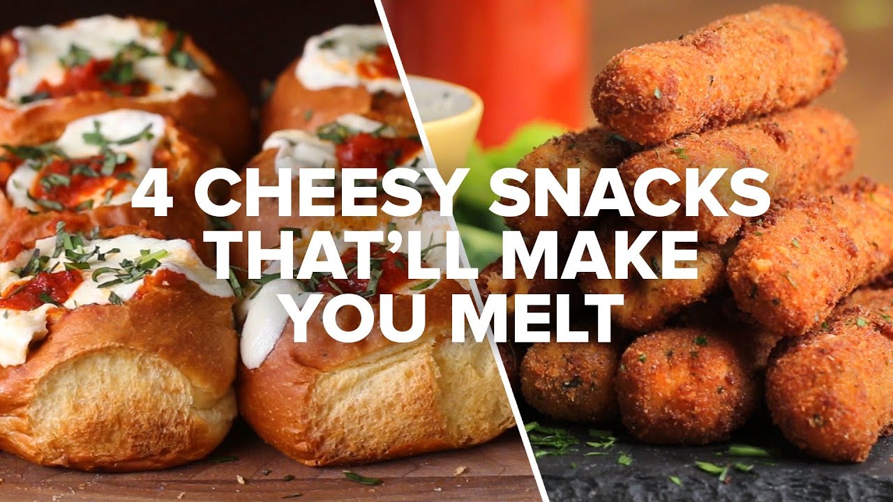 4 Cheesy Snacks That'll Make You Melt • Tasty Recipes 