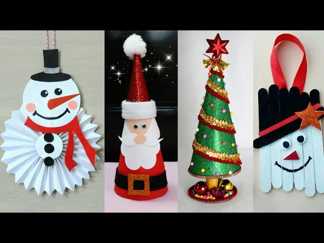 Decorazioni Natalizie Youtube.Last Minute Christmas Decoration Ideas Christmas Crafts For Kids Christmas Home Decoration Ideas