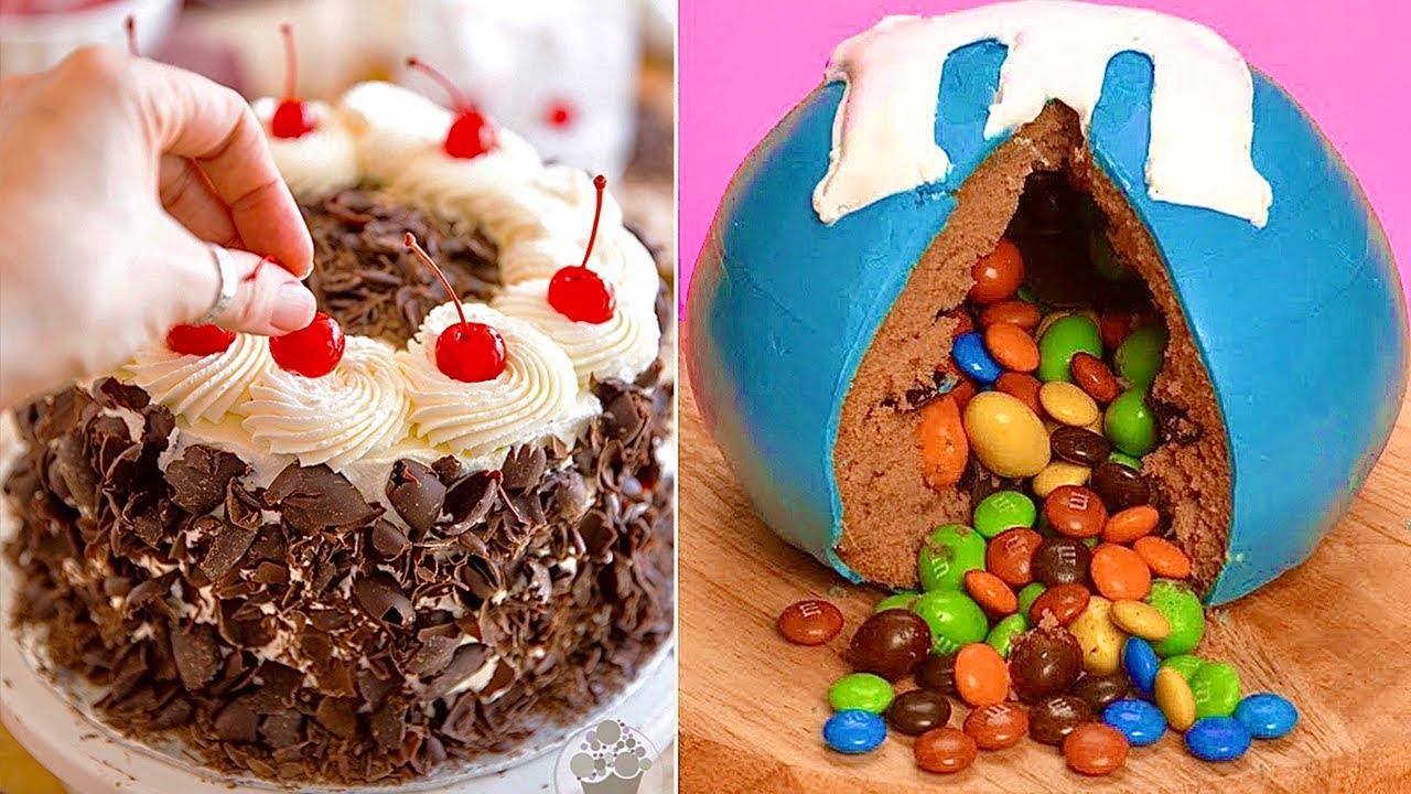 10+ Delicious Chocolate Cake Decorating Ideas | Best So Yummy Chocolate Cake Recipes 