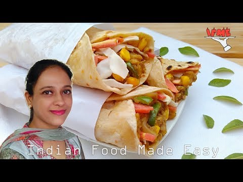 Veg Roll Indian Street Food Recipe in Hindi by Indian Food Made Easy 