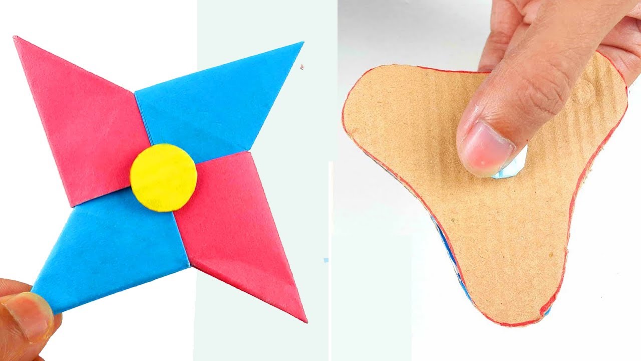 2 Best Way To Make A Paper Fidget Spinner WITHOUT BEARINGS! - DIY Cardboard Fidget Spinner 