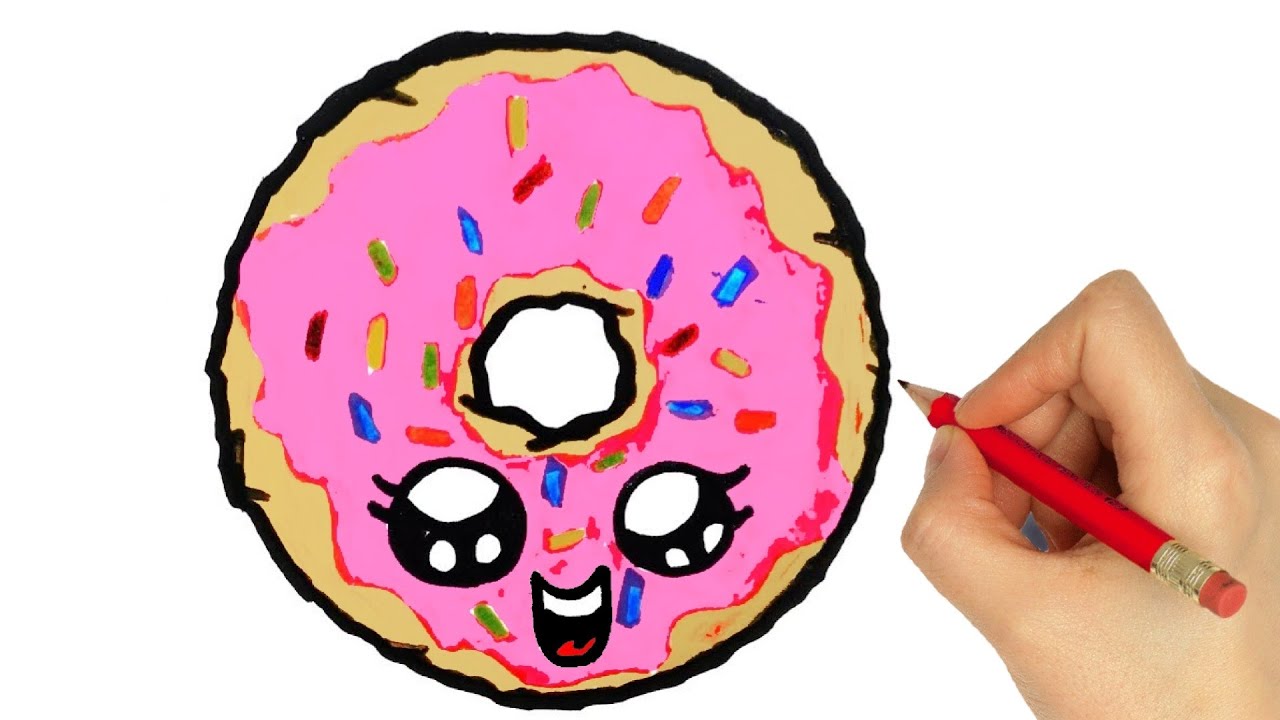 HOW TO DRAW A DONUT 