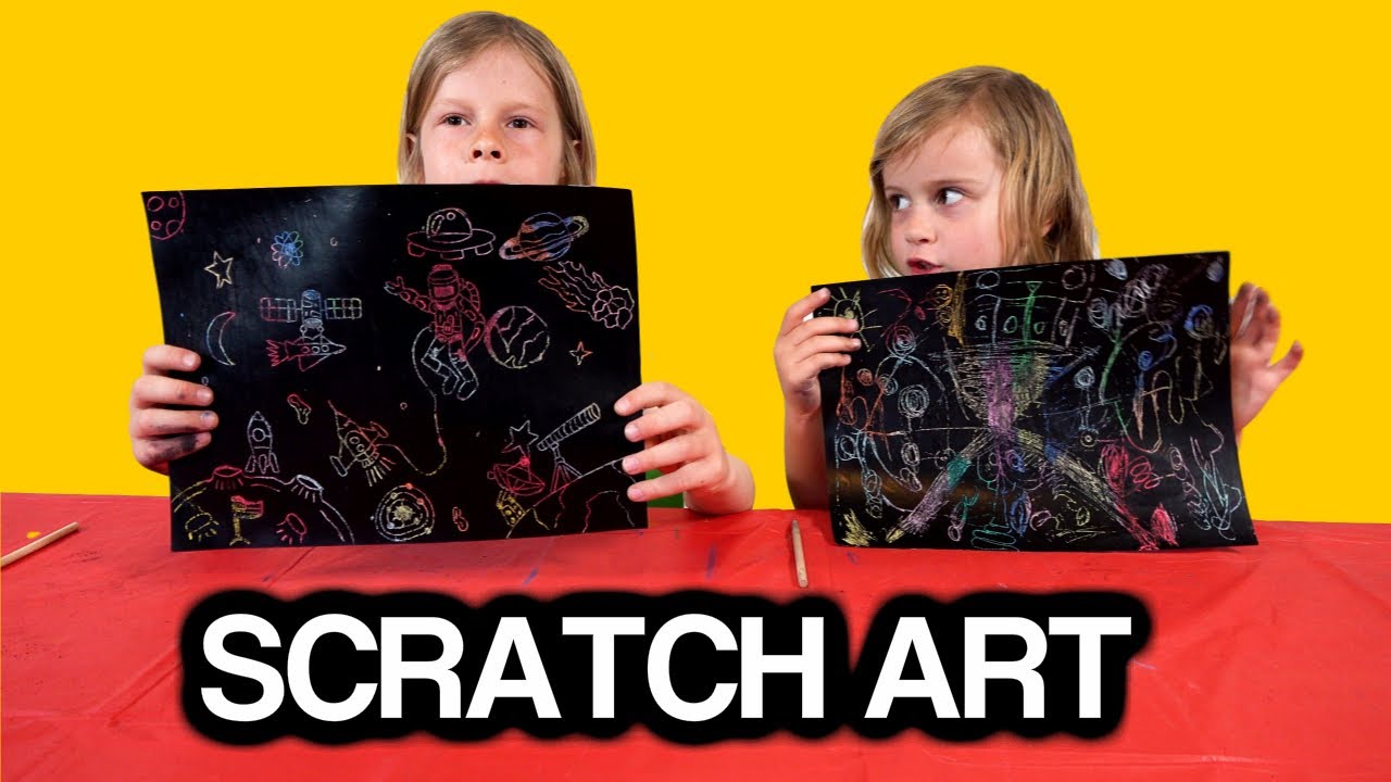 DIY Scratch Art For Kids 