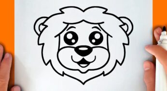 HOW TO DRAW A CUTE LION