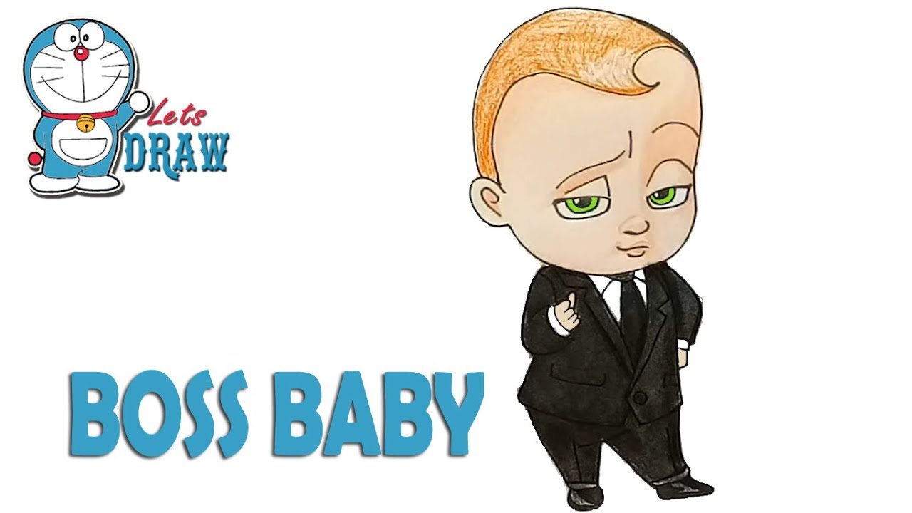 How to draw BOSS BABY ... step by step 