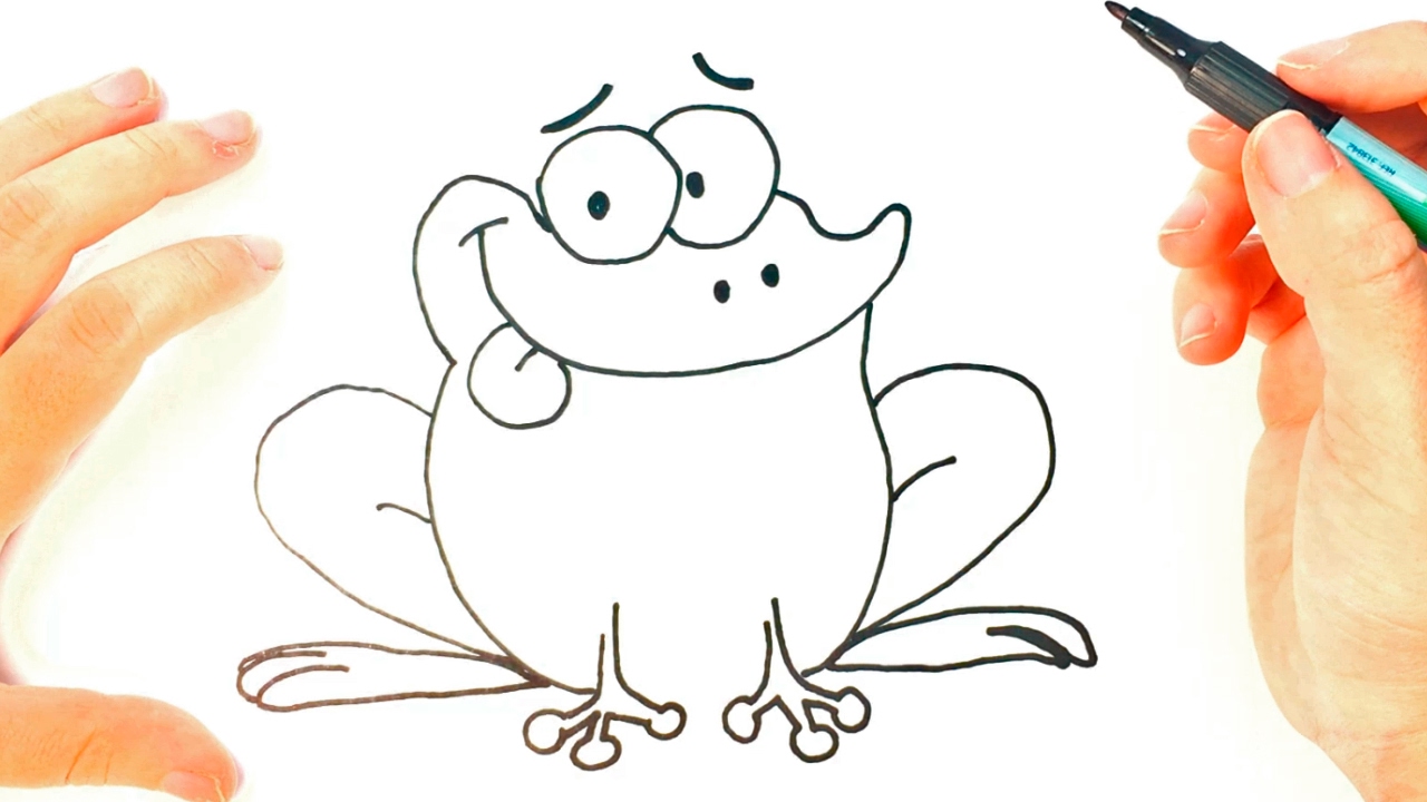 How to draw a Toad for Kids | Toad Easy Draw Tutorial 