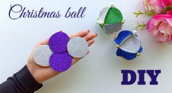 Christmas Tree Toys Balls Decorations ✨Christmas tree decorations ? from foamiran / Christmas decor