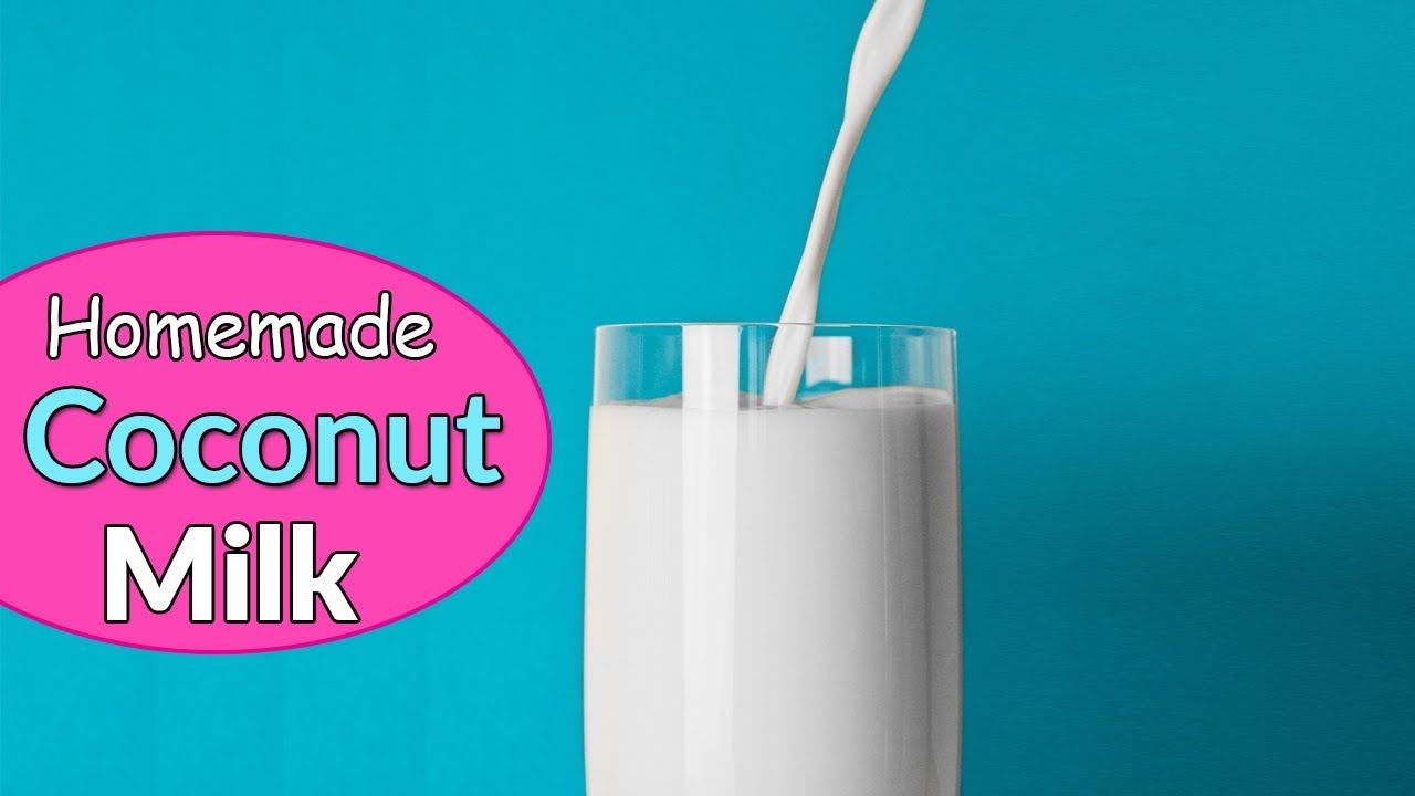 Homemade Coconut Milk (Dairy-Free Vegan Milk Recipe) 