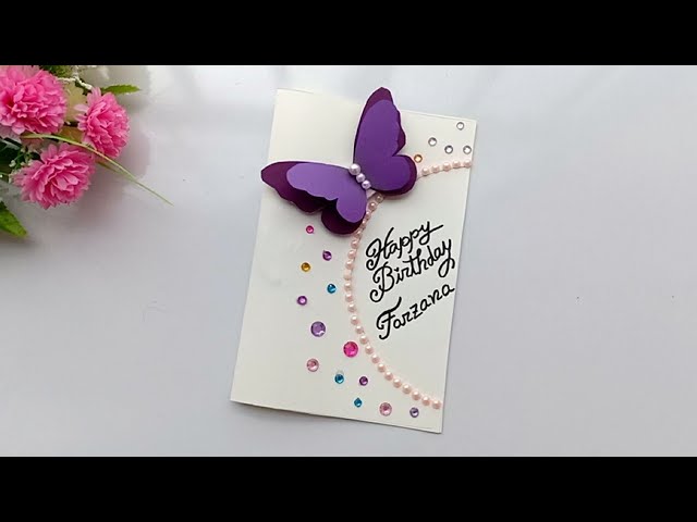 Beautiful Handmade Birthday card for Sister / Birthday cards idea. 