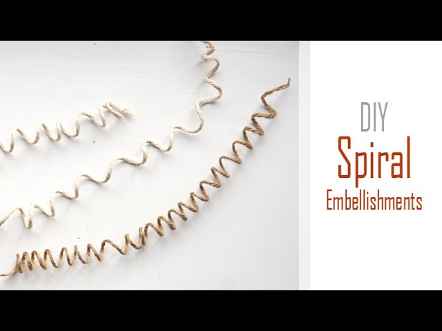 How to Make: Spirals! | Twine, String or Yarn; Which Works Best? | Gift Wrap Embellishments 