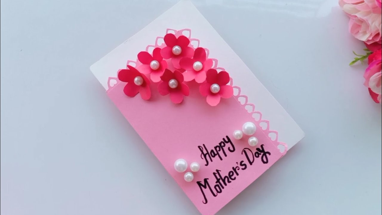 DIY Mother's Day card / Mother's Day card making / handmade card for Mom / How to make Birthday Card 