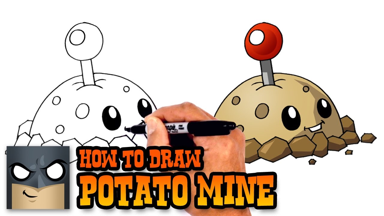 How to Draw Potato Mine | Plants vs Zombies 