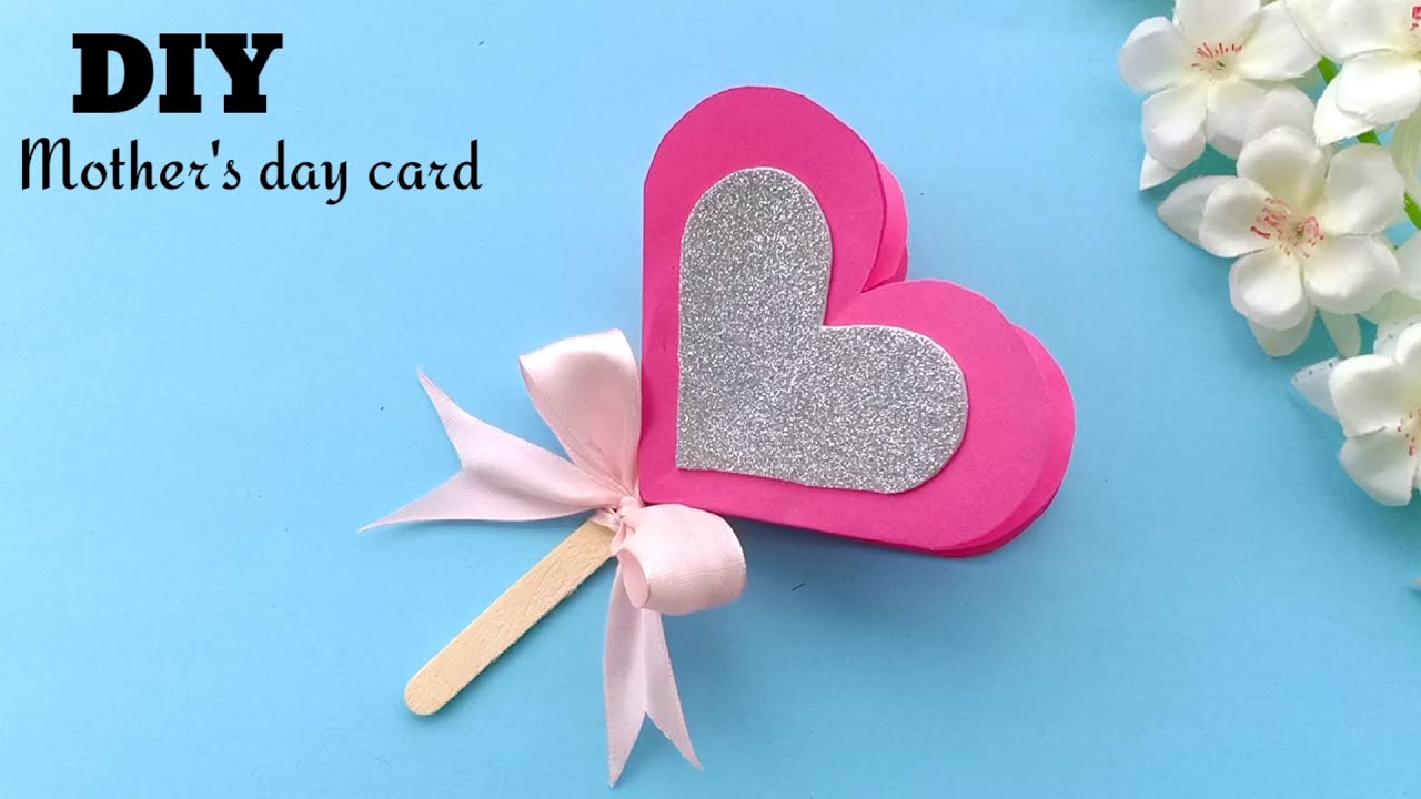 DIY Mother's Day card / Mother's Day card making / handmade card for Mom / How to make Birthday Card 