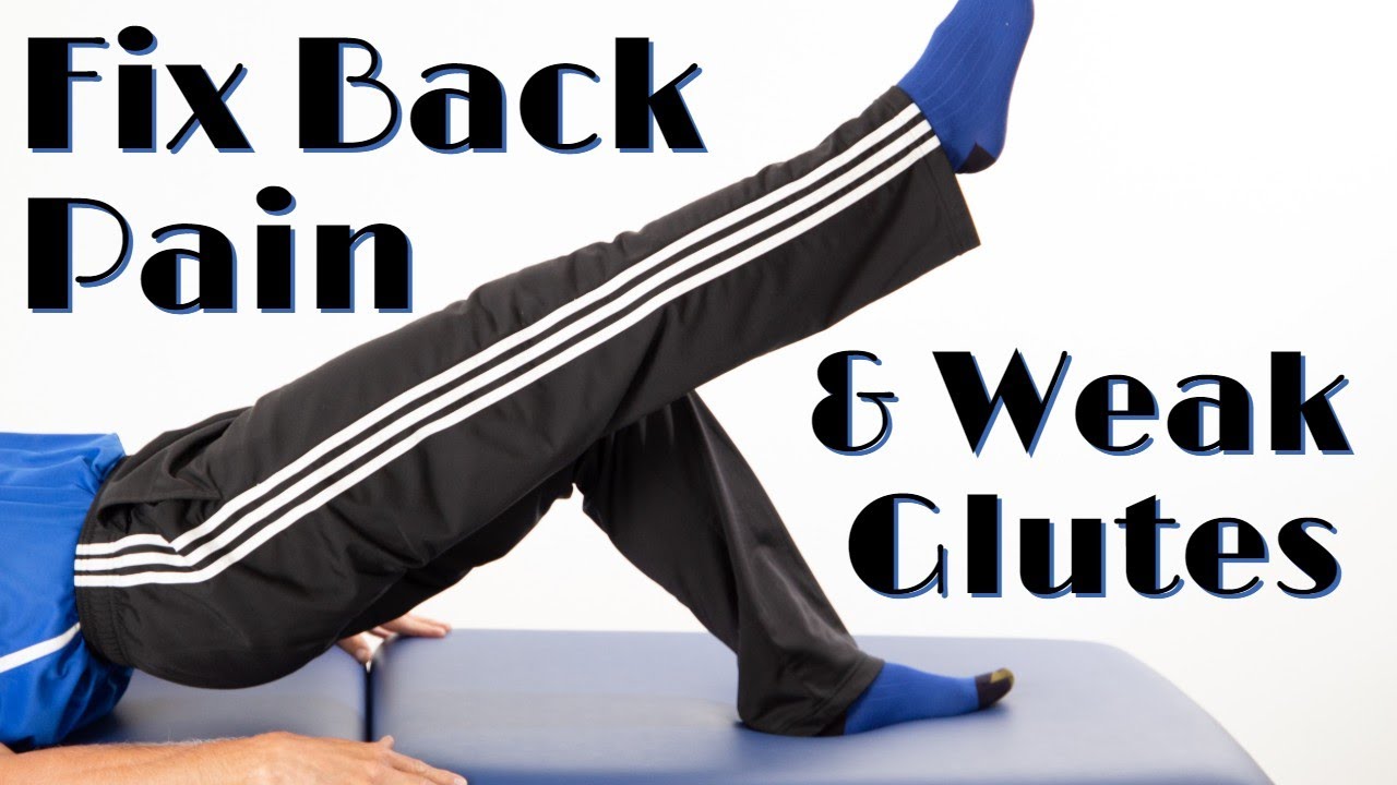 Strong Glutes & Back Pain: 3 Exercises That Fix Back Pain & Weak Glutes in 5 Minutes 