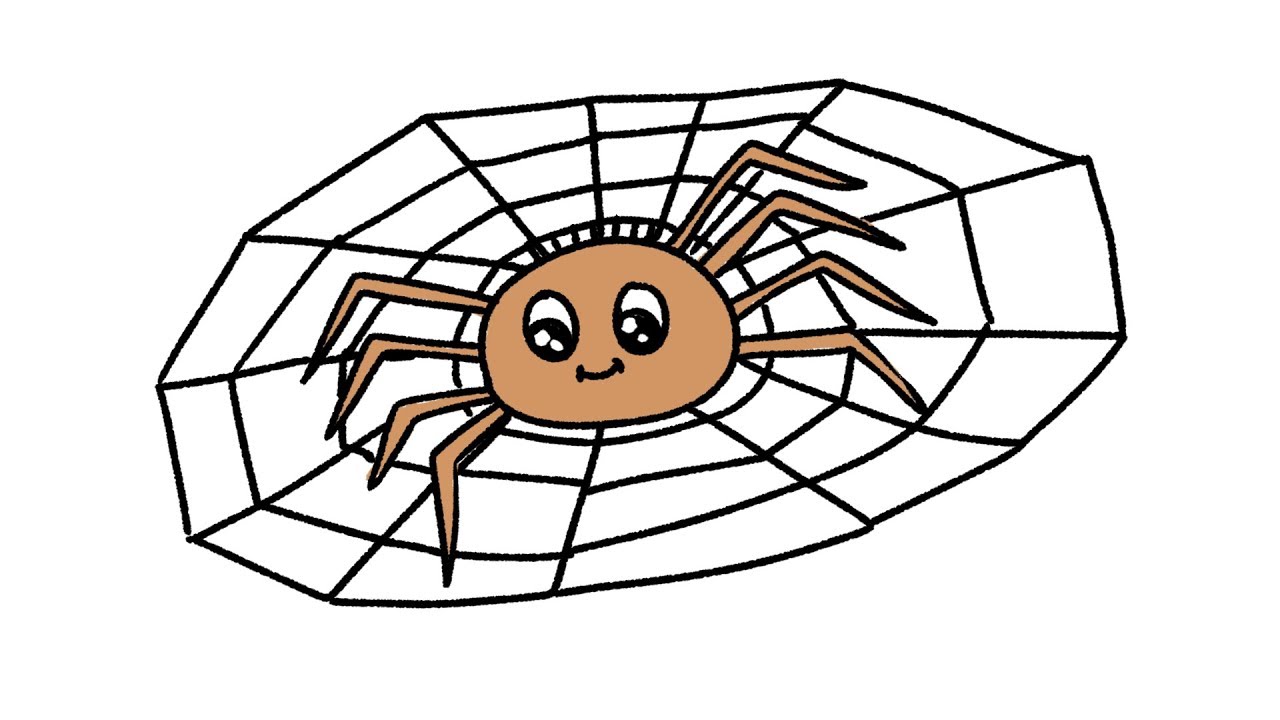 How to Draw Spider Easy Step By Step