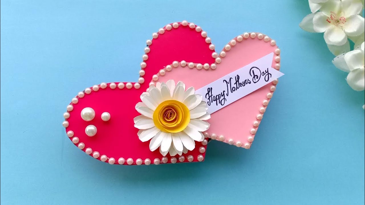 DIY Mother's Day card / Mother's Day card making / handmade card for Mom / How to make Birthday Card 