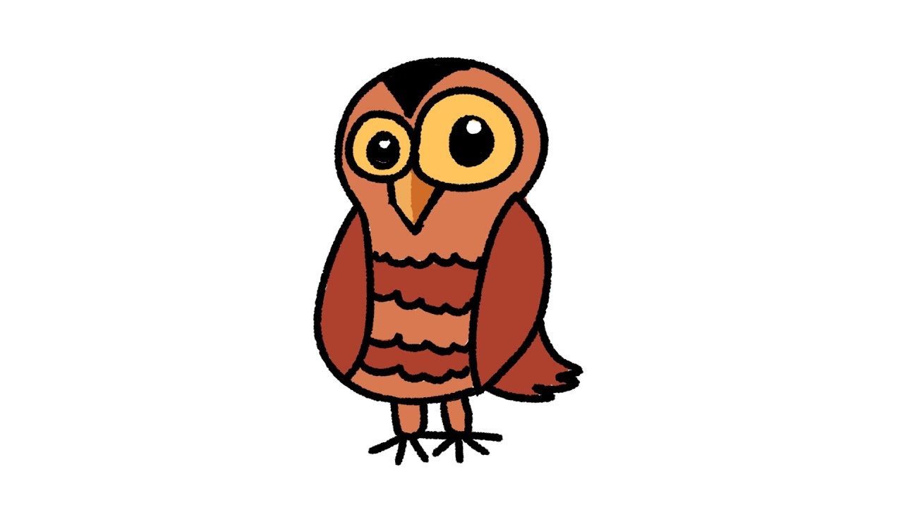 How to Draw An Owl Easy Step by Step 