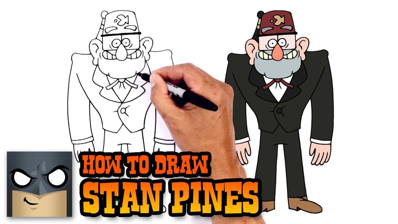 How to Draw Stan Pines | Gravity Falls 