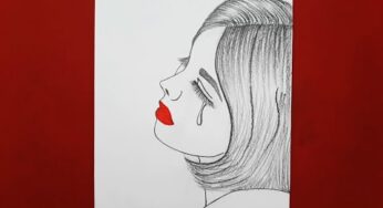 Çok Kolay Üzgün Kız Çizimi / Ağlayan Kız Nasıl Çizilir