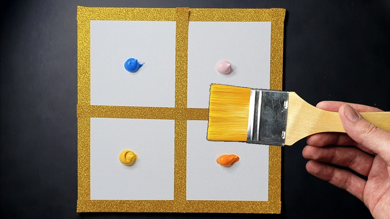 4 Type Of Drawing Clouds｜Acrylic Painting Step by Step #1｜Satisfying ART 