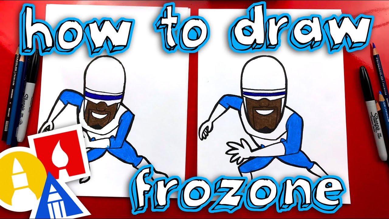 How To Draw Frozone From Incredibles 2 