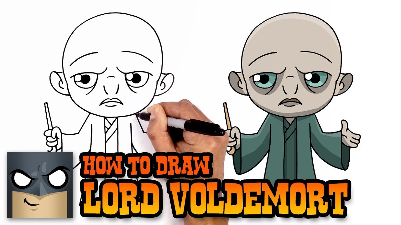 How to Draw Lord Voldemort | Harry Potter (Art Tutorial) 