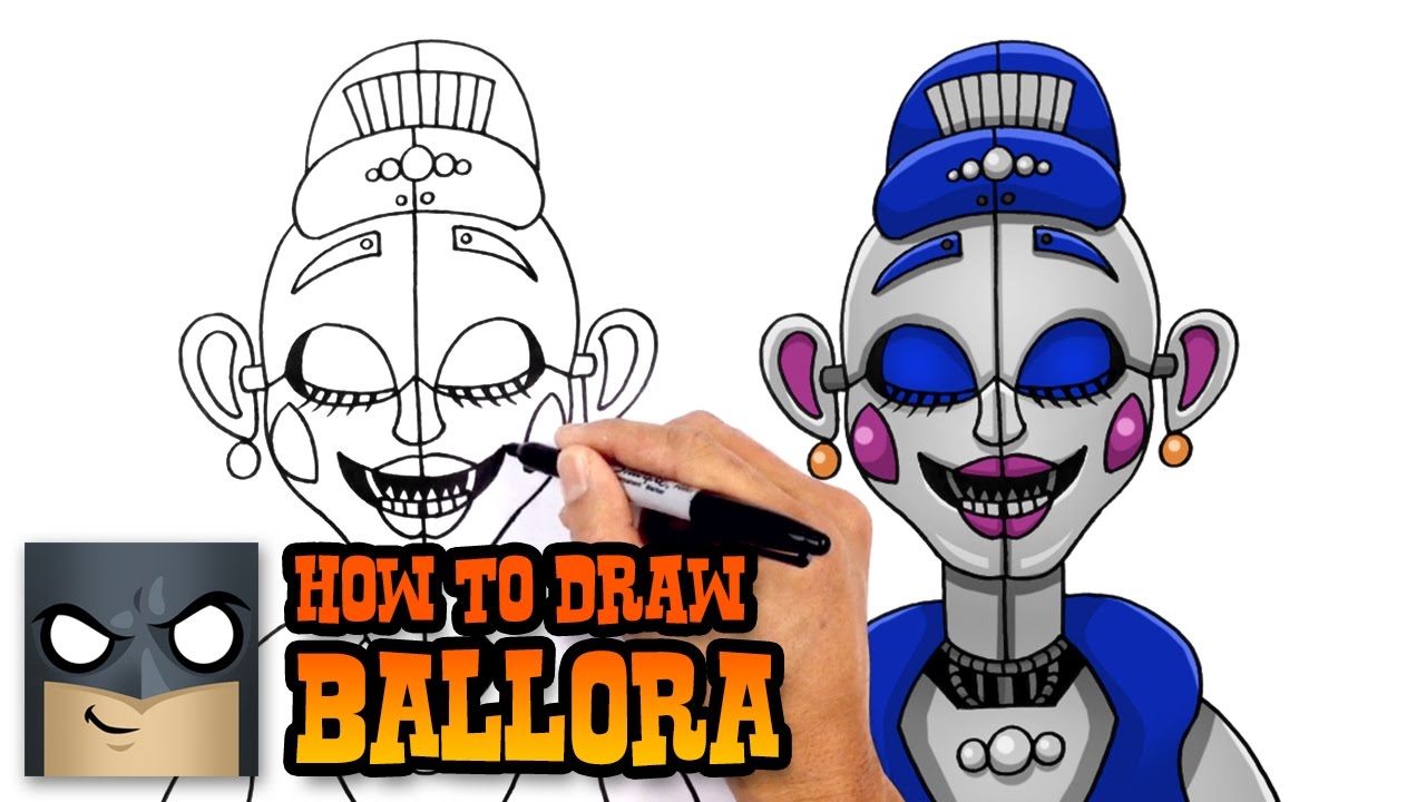 How To Draw Ballora Fnaf Sister Location - fnaf sister location roblox id