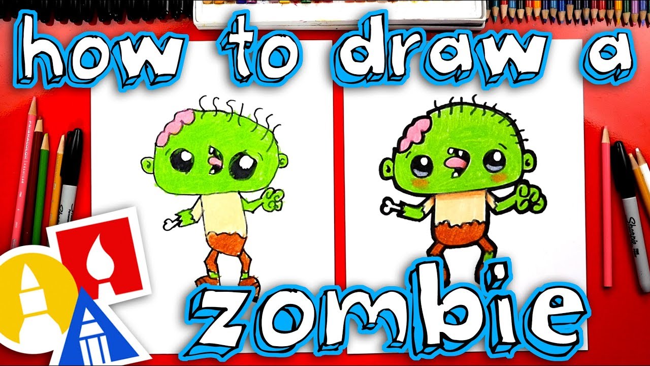 How To Draw A Funny Zombie 