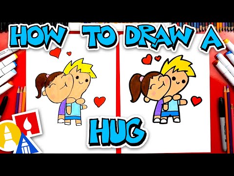 How To Draw A Hug For National Hug Day! 