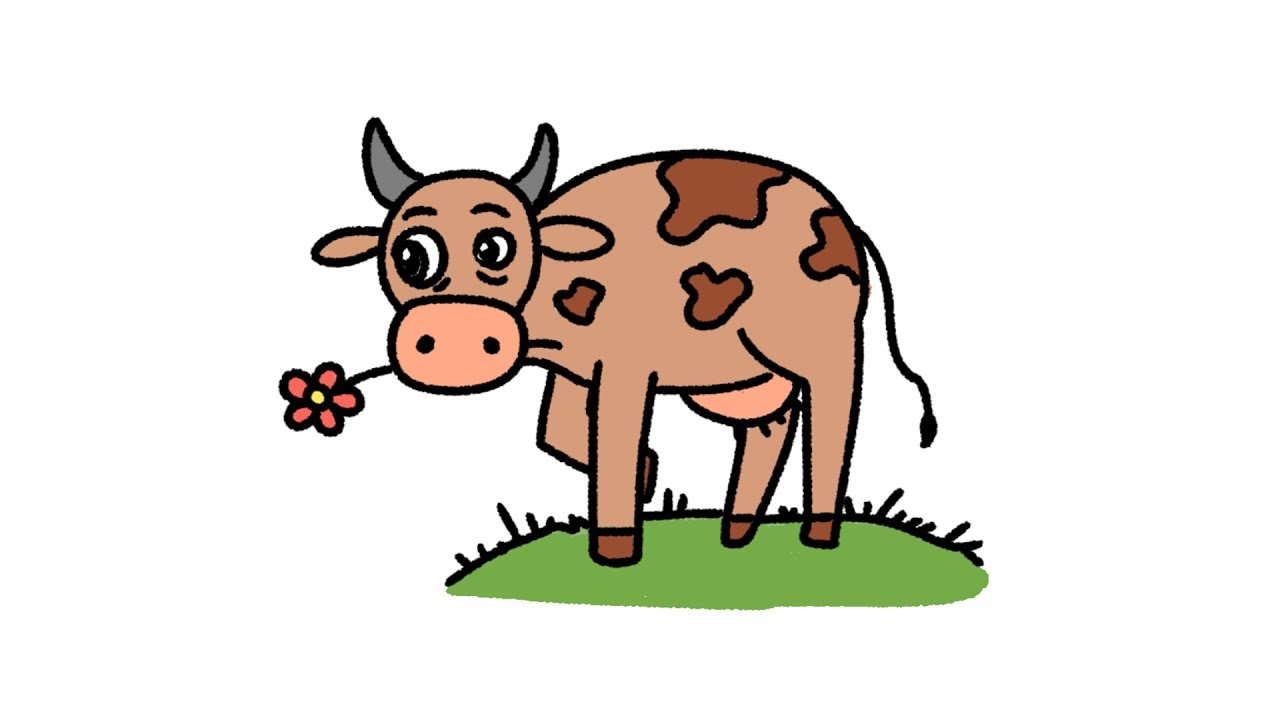 How to Draw Cow Easy Step by Step 