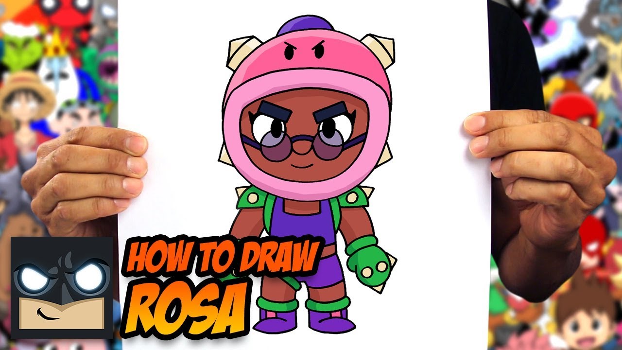 How To Draw Brawl Stars | Rosa 