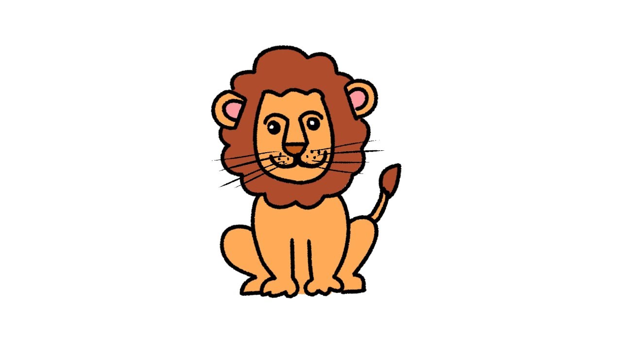 How to Draw Lion Easy Step By Step 