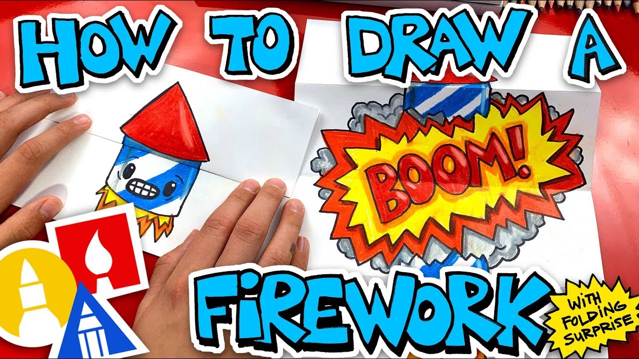 How To Draw A Firework Folding Surprise 
