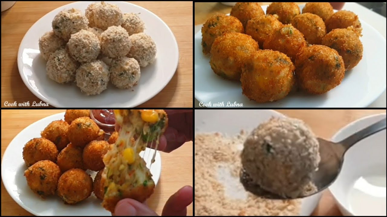 Cheesy Corn Balls Recipe | Ramadan Special Recipes by Cook with Lubna 