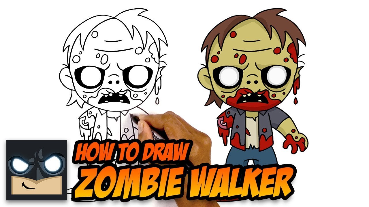 How To Draw Zombie | The Walking Dead 