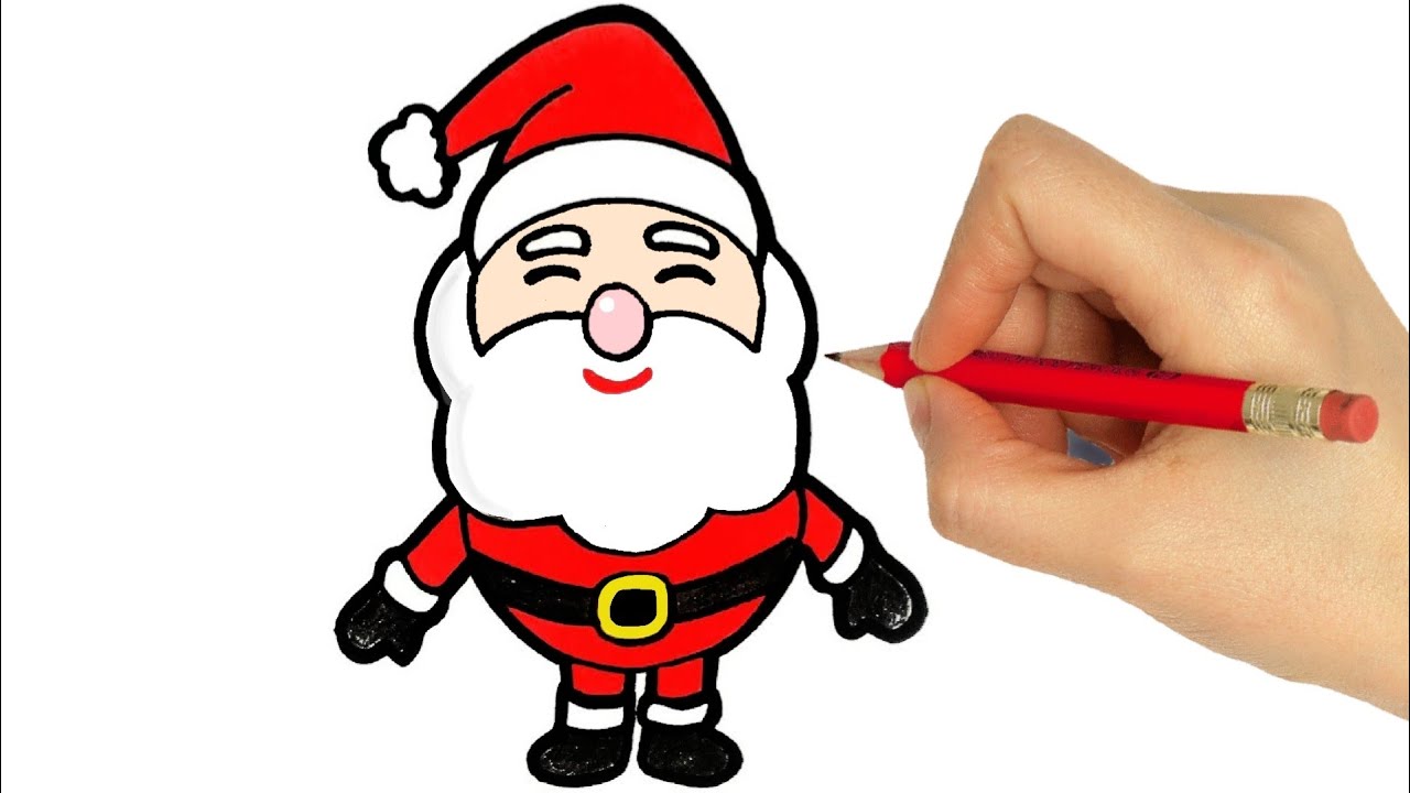 HOW TO DRAW SANTA CLAUS | CHRISTMAS DRAWING 