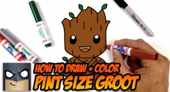 How to Draw Groot | FOR BEGINNERS | Step-by-Step Tutorial