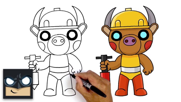 How To Draw Billy Roblox Piggy - youtube drawing roblox characters