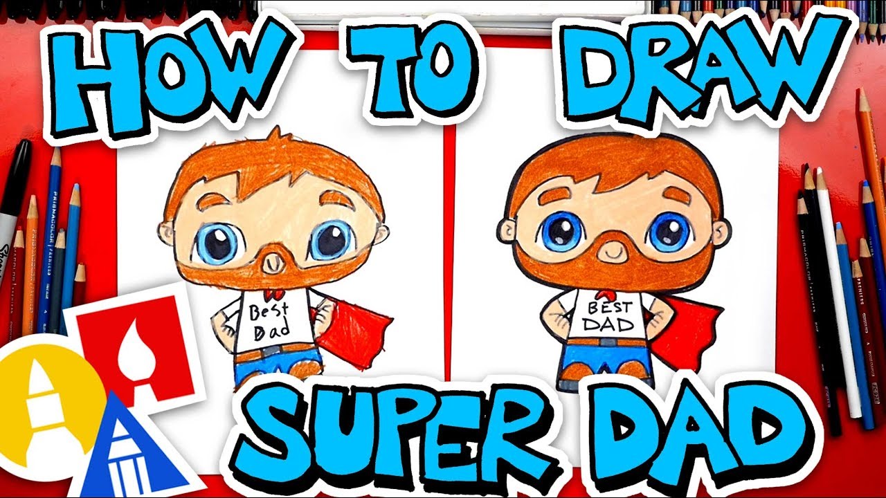 How To Draw Super Dad 