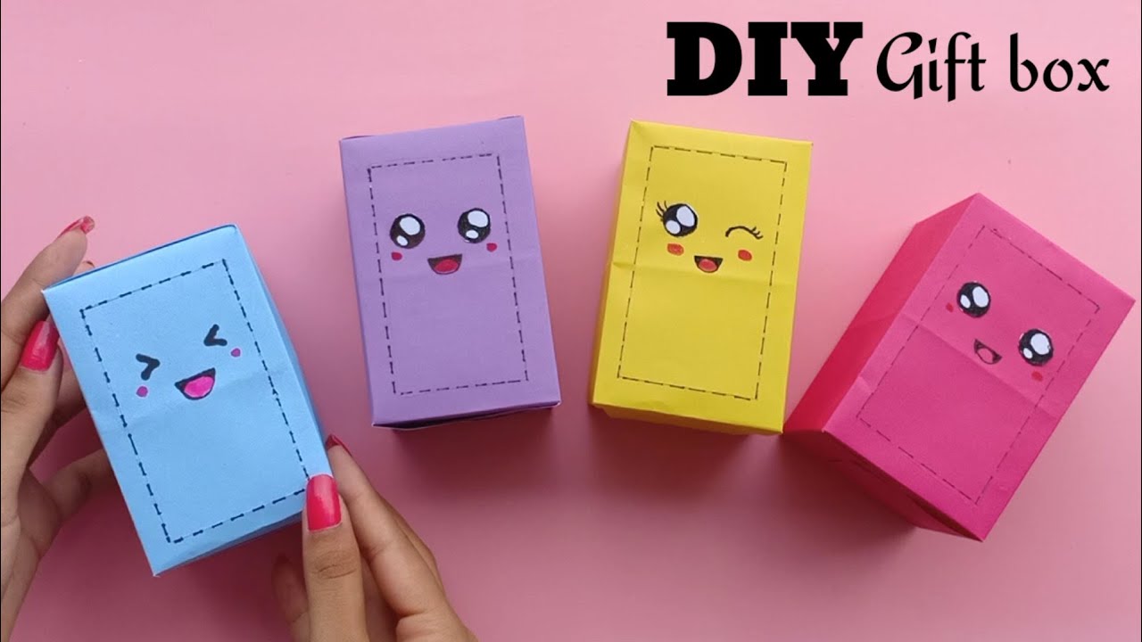 Cute gifts box idea / paper gifts box idea /Origami mini gifts /Easy Origami Mini gifts box Tutorial 