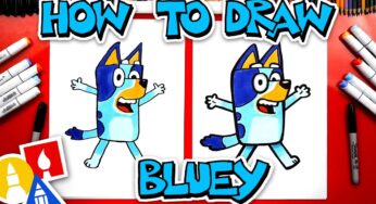 How To Draw Bluey – #stayhome and draw #withme
