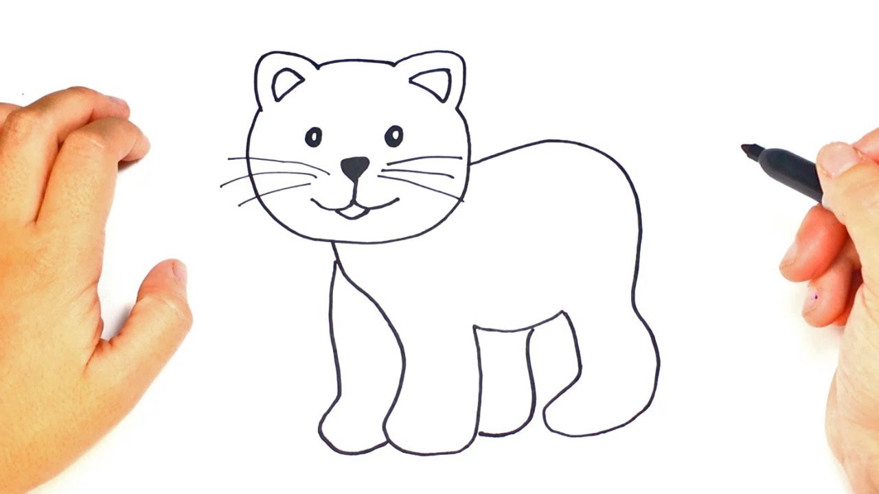 How to draw a Cat Easily Step by Step | Cat Drawing Lesson 