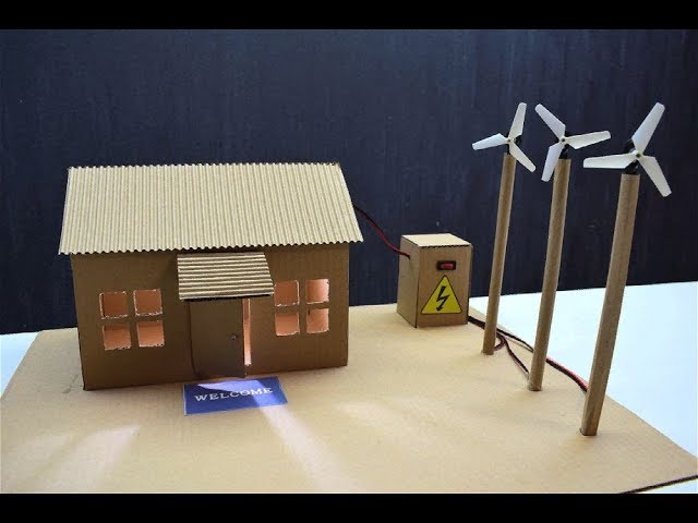 How To Make A Wind Turbine - Wind Turbine School Project 