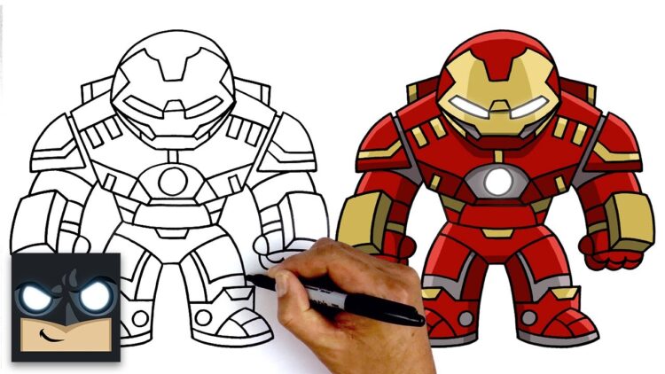 How To Draw Hulkbuster The Avengers - avengers roblox id