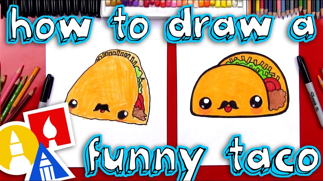 How To Draw A Funny Taco 