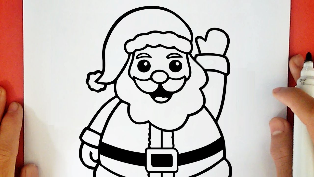 How To Draw Santa Claus - banana eats roblox drawing