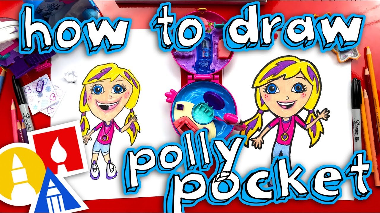 How To Draw Polly Pocket From Mattel 